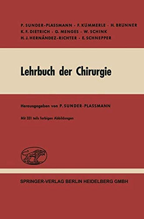 Lehrbuch Der Chirurgie-..