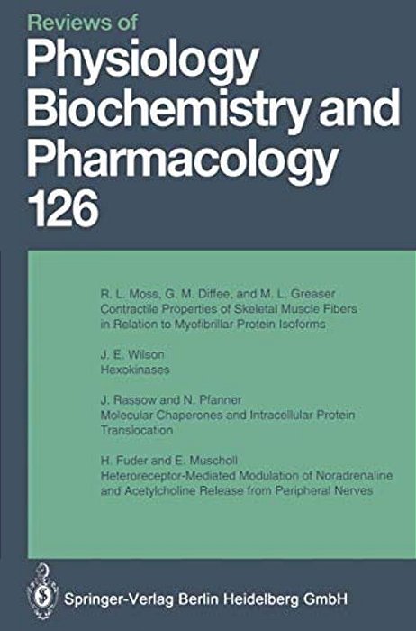 Reviews Of Physiology, Biochemistry And Pharmacology-..