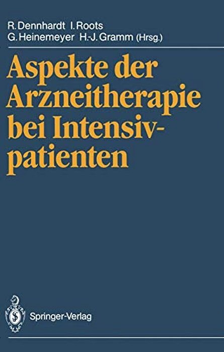 Aspekte Der Arzneitherapie Bei Intensivpatienten-..