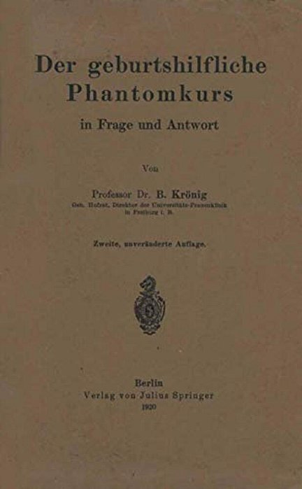 Der Geburtshilfliche Phantomkurs In Frage Und Antwort-..