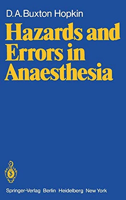 Hazards And Errors In Anaesthesia-..