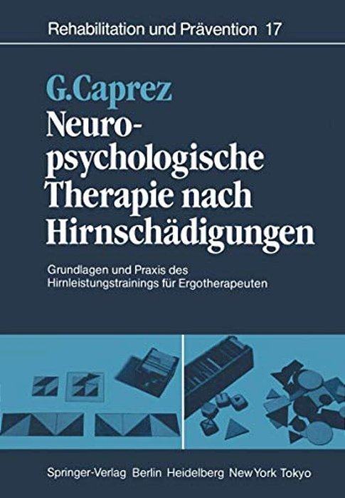Neuropsychologische Therapie Nach Hirnschädigungen: Grundlagen Und Praxis Des Hirnleistungstrainings Für Ergotherapeuten-..