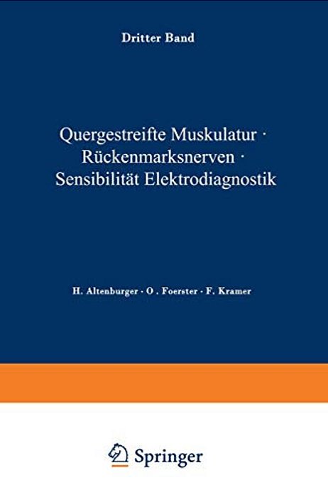Quergestreifte Muskulatur - Rückenmarksnerven - Sensibilität Elektrodiagnostik-..