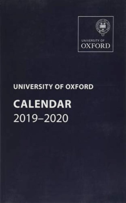 University Of Oxford Calendar 2019-2020-..