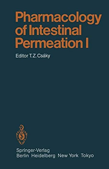 Pharmacology Of Intestinal Permeation I-..