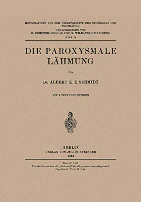 Die Paroxysmale Lähmung-..