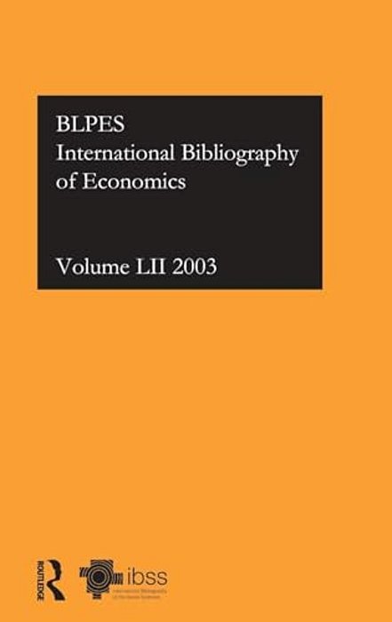 Ibss: Economics: 2003 Vol.52-..