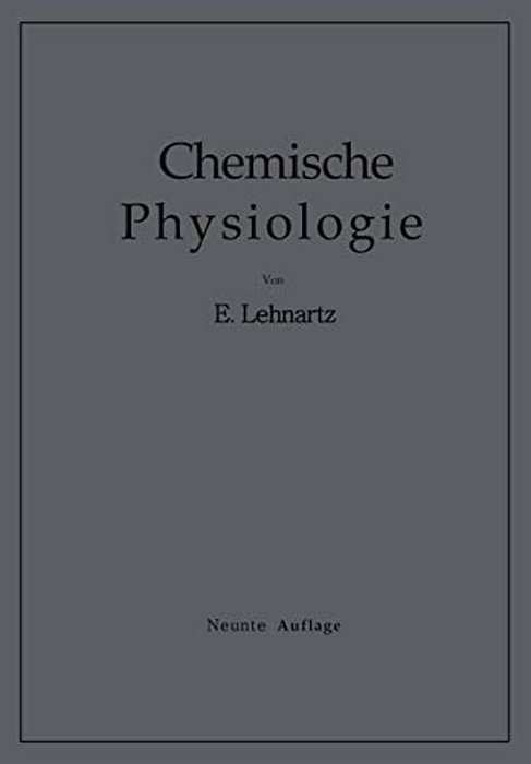 Einführung In Die Chemische Physiologie-..