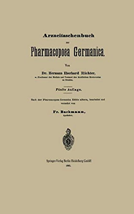 Arzneitaschenbuch Zur Pharmacopoea Germanica-..