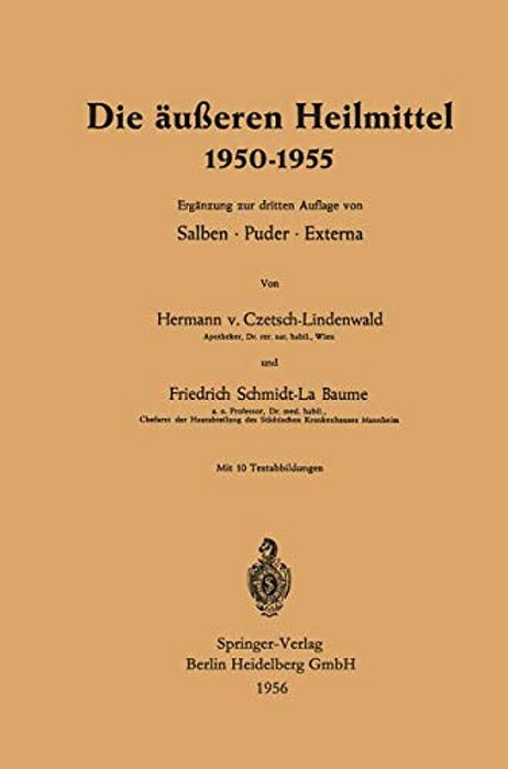 Die Äußeren Heilmittel 1950-1955-..
