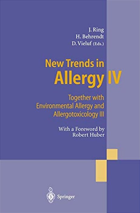 New Trends In Allergy IV: Together With Environmental Allergy And Allergotoxicology III-..