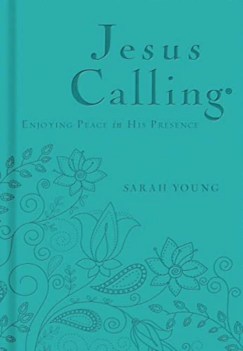 Jesus Calling, Teal Leathersoft, With Scripture References: Enjoying Peace In His Presence (A 365-Day Devotional)-..