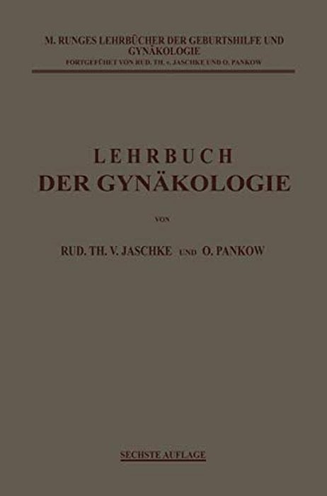 Lehrbuch Der Gynäkologie-..