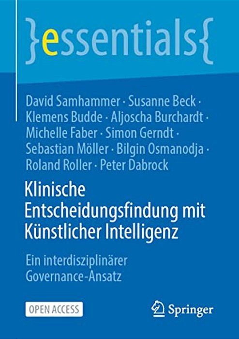 Klinische Entscheidungsfindung Mit Künstlicher Intelligenz: Ein Interdisziplinärer Governance-Ansatz-..