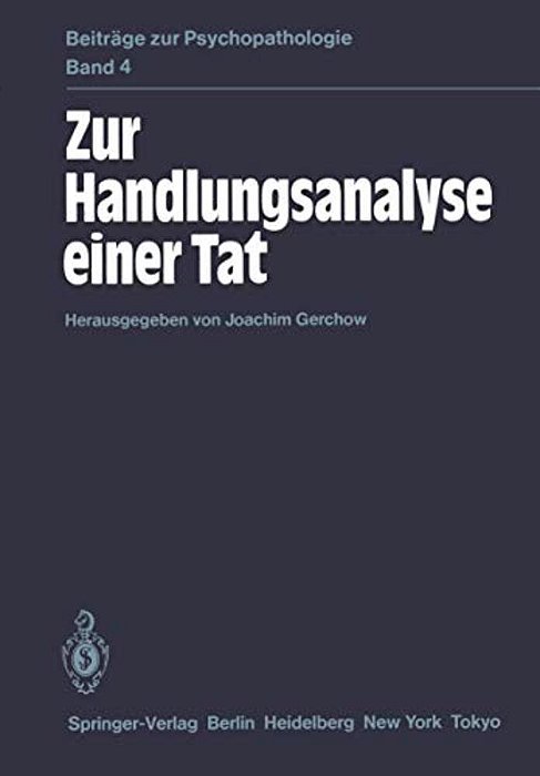 Zur Handlungsanalyse Einer Tat-..