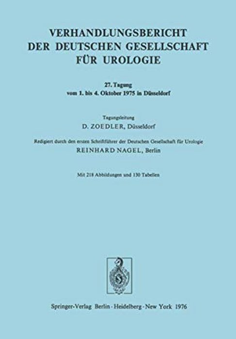 27. Tagung Vom 1. Bis 4. Oktober 1975 In Düsseldorf-..