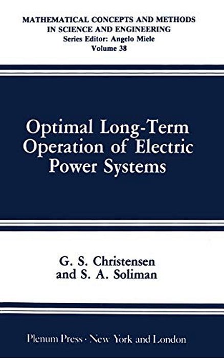 Optimal Long-Term Operation Of Electric Power Systems-..