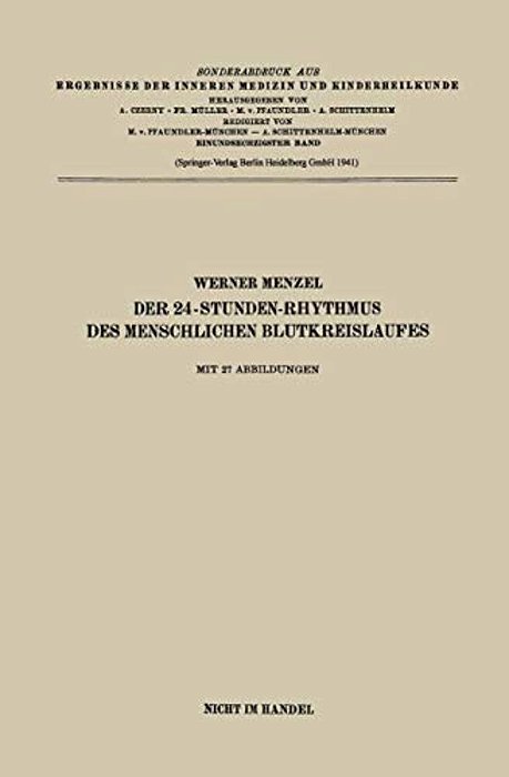 Der 24-Stunden-rhythmus Des Menschlichen Blutkreislaufes-..