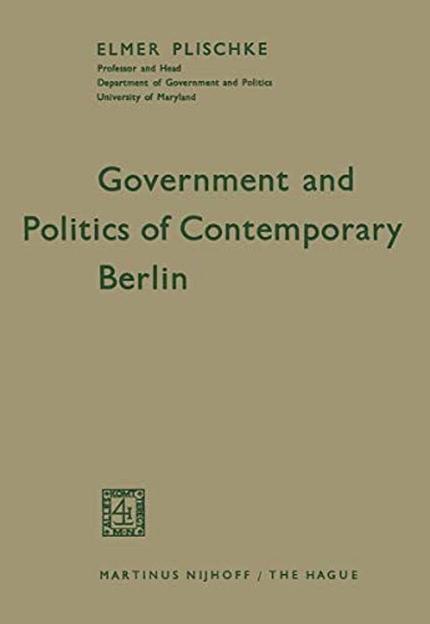Government And Politics Of Contemporary Berlin-..