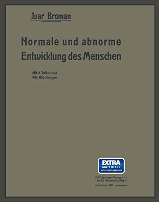 Normale Und Abnorme Entwicklung Des Menschen-..