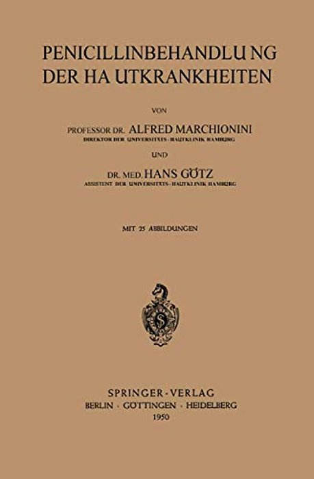 Penicillinbehandlung Der Hautkrankheiten-..