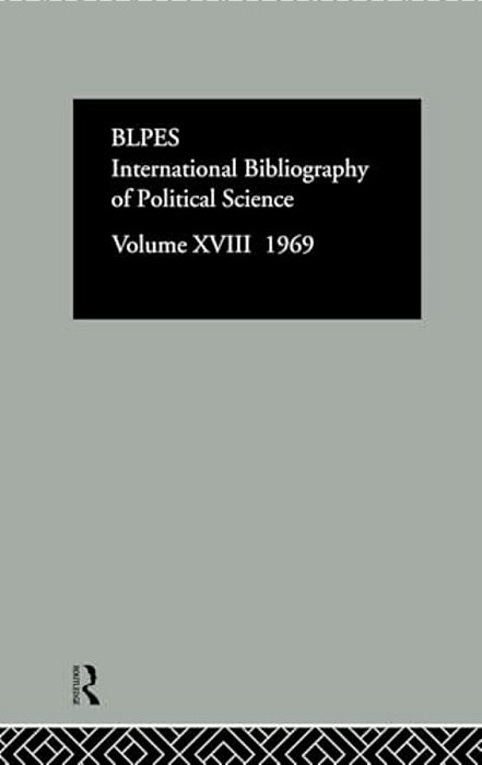 Ibss: Political Science: 1969 Volume 18-..