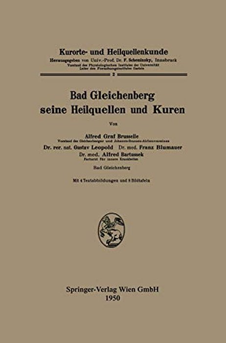 Bad Gleichenberg Seine Heilquellen Und Kuren-..
