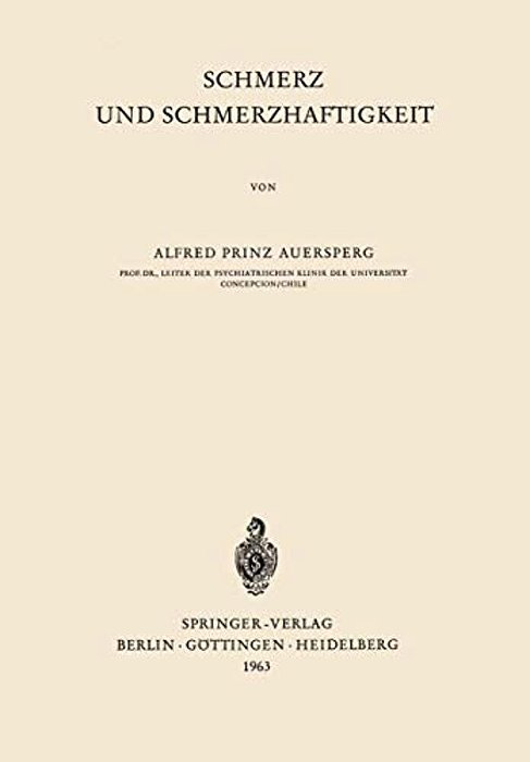 Schmerz Und Schmerzhaftigkeit-..