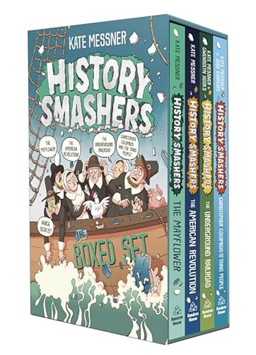 History Smashers: The Boxed Set: The Mayflower; The American Revolution; The Underground Railroad; Christopher Columbus And The Taino People (4-Book B-..