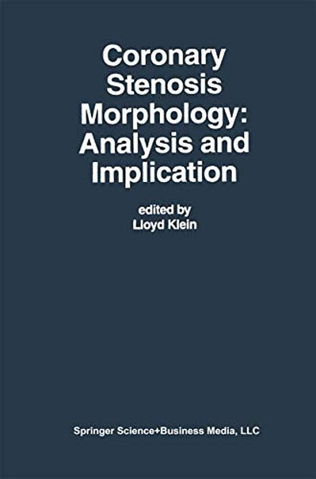 Coronary Stenosis Morphology: Analysis And Implication-..