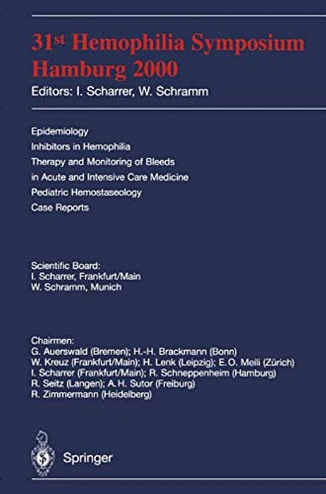 31St Hemophilia Symposium: Hamburg 2000-..