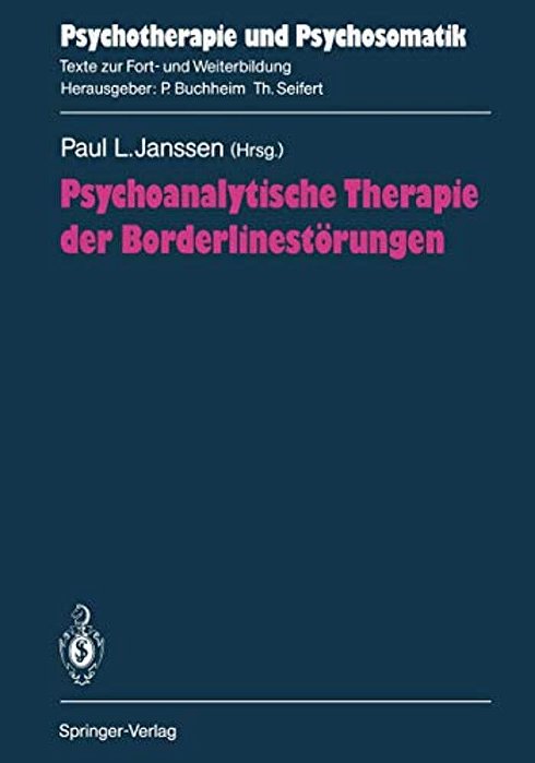 Psychoanalytische Therapie Der Borderlinestörungen-..