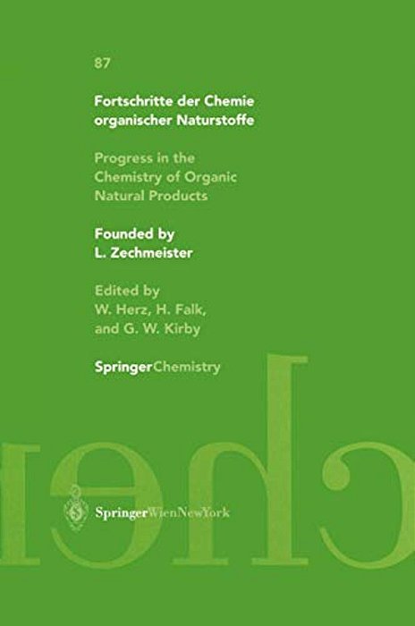 Progress In The Chemistry Of Organic Natural Products-..