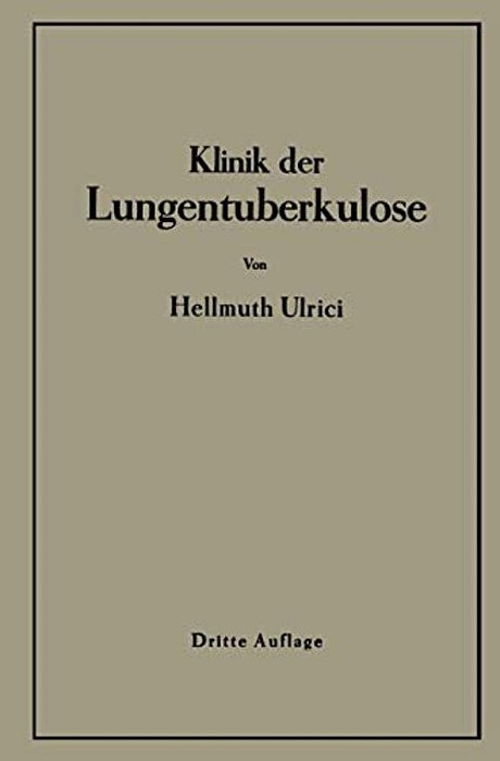 Klinik Der Lungentuberkulose-..