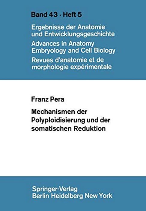 Mechanismen Der Polyploidisierung Und Der Somatischen Reduktion-..
