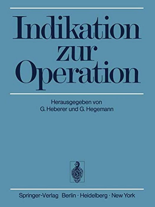 Indikation Zur Operation-..