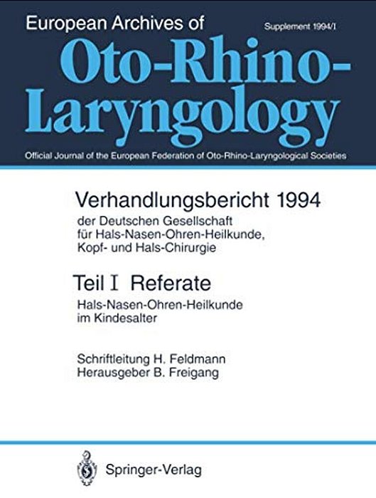 Referate: Hals-Nasen-ohren-heilkunde Im Kindesalter-..