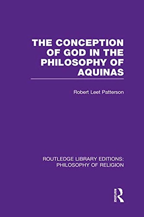 The Conception Of God In The Philosophy Of Aquinas-..