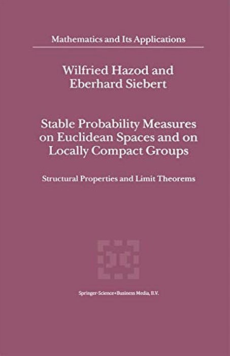 Stable Probability Measures On Euclidean Spaces And On Locally Compact Groups: Structural Properties And Limit Theorems-..