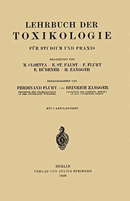 Lehrbuch Der Toxikologie Für Studium Und Praxis-..