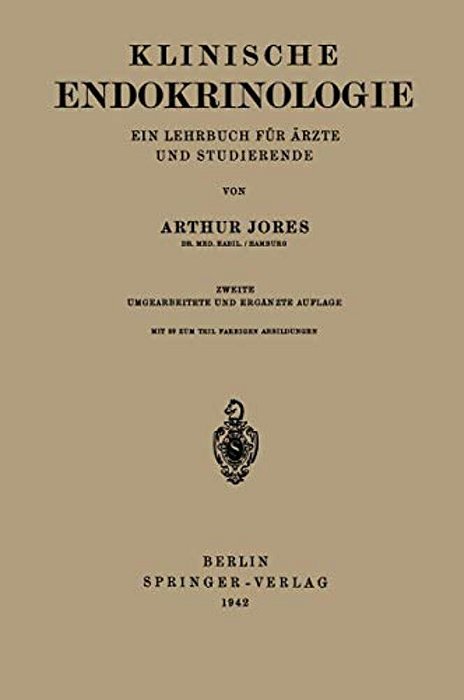 Klinische Endokrinologie: Ein Lehrbuch Für Ärzte Und Studierende-..