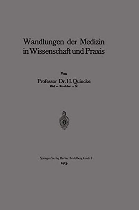 Wandlungen Der Medizin In Wissenschaft Und Praxis-..