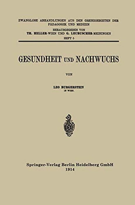 Gesundheit Und Nachwuchs-..