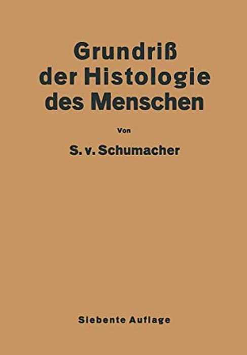 Grundriss Der Histologie Des Menschen-..