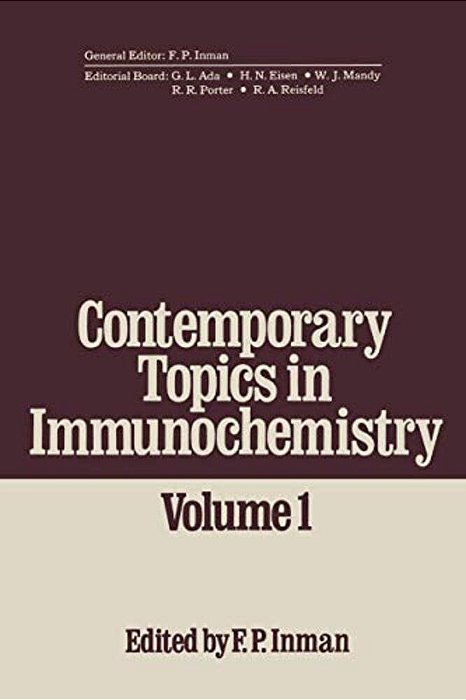 Contemporary Topics In Immunochemistry: Volume 1-..