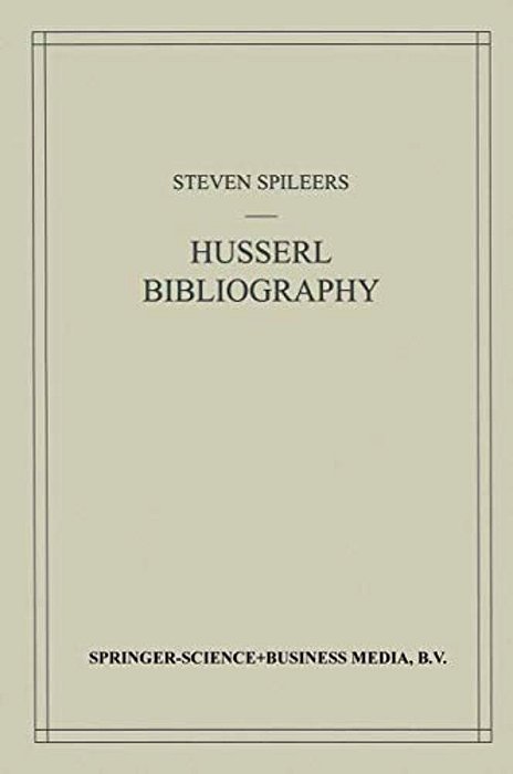 Edmund Husserl Bibliography-..