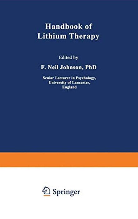 Handbook Of Lithium Therapy-..