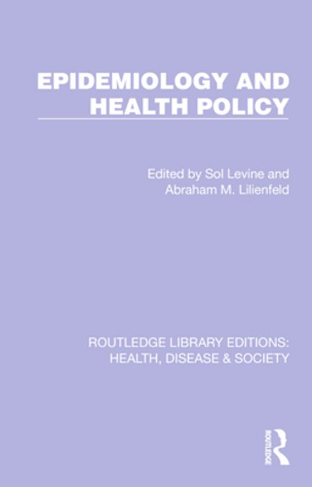 Epidemiology And Health Policy-..