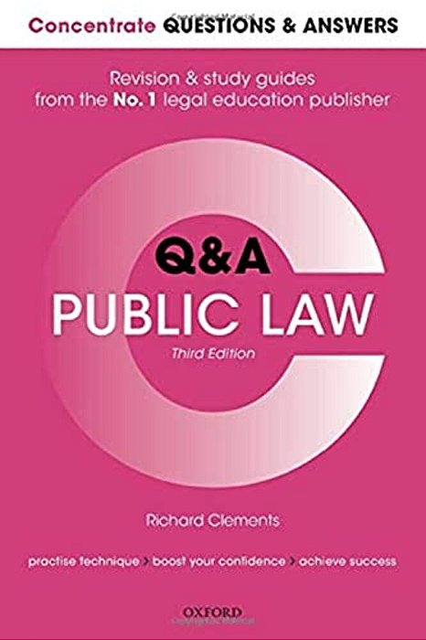 Concentrate Questions And Answers Public Law: Law Q&a Revision And Study Guide-..