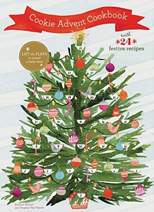 Cookie Advent Cookbook: With 24 Festive Recipes-..